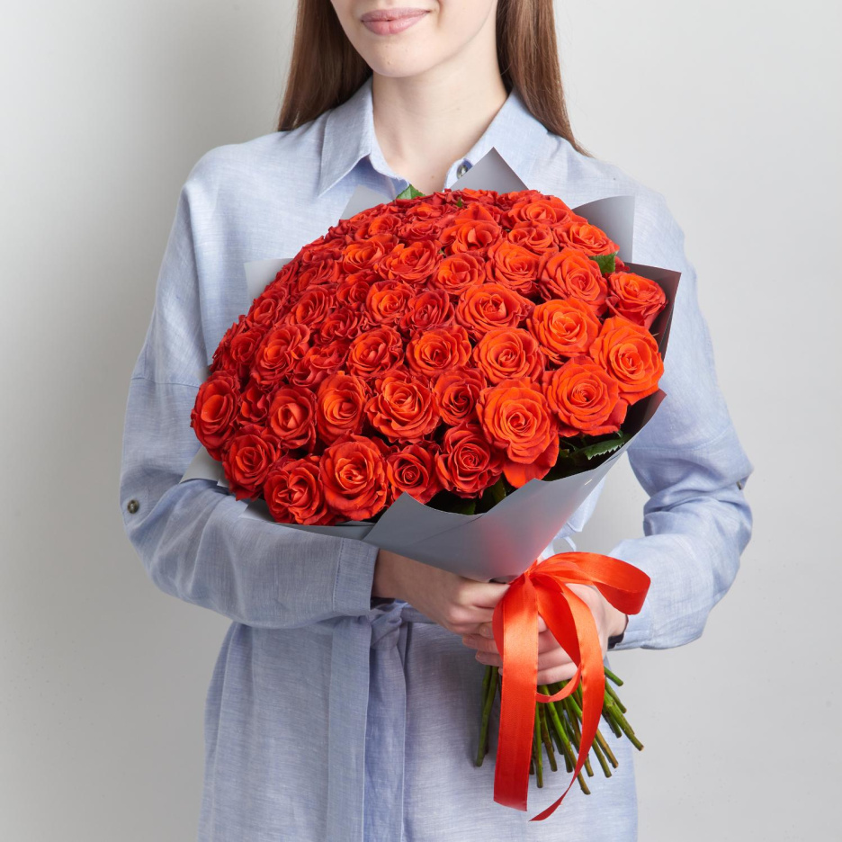 Марлен 51 роза - заказать цветы с доставкой в Москве недорого - UFLOR ...