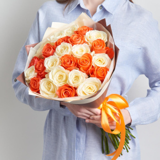 Дыхание юности 25 роз