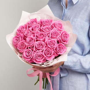 Аква 19 розовых роз